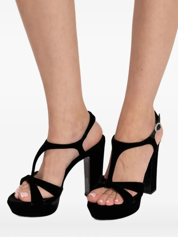Jimmy Choo Kesia 120 Sandals | Black | FARFETCH