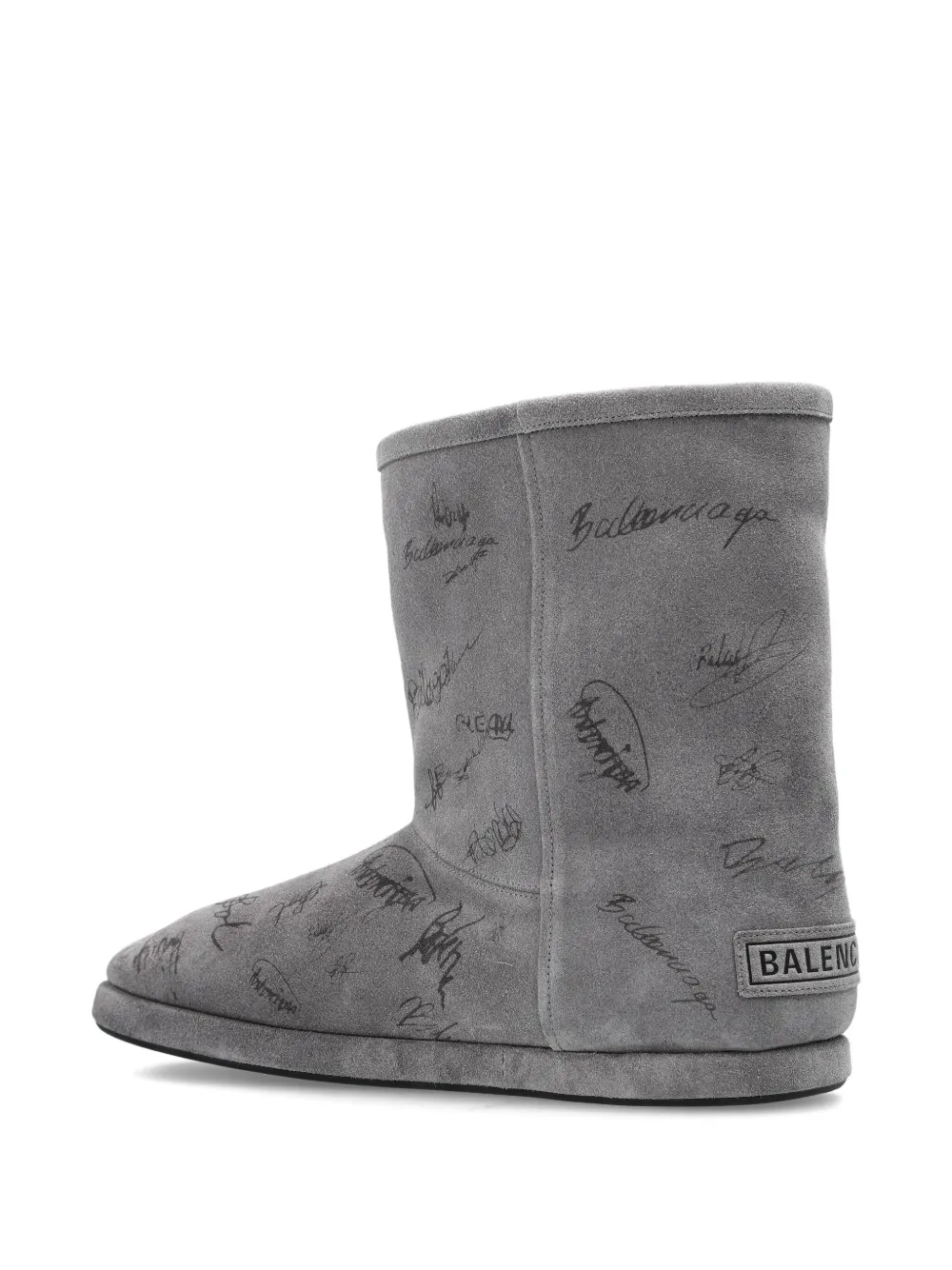 Balenciaga Laarzen met kenmerkende print Grijs