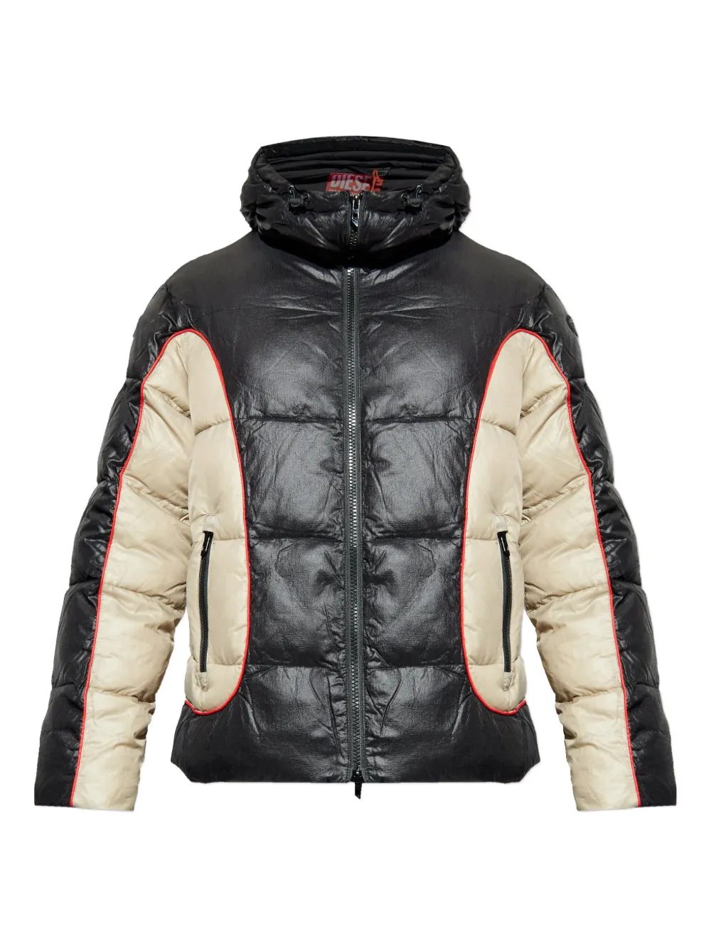 Diesel W-Ostend-Wrd hooded jacket | Black | Image 1