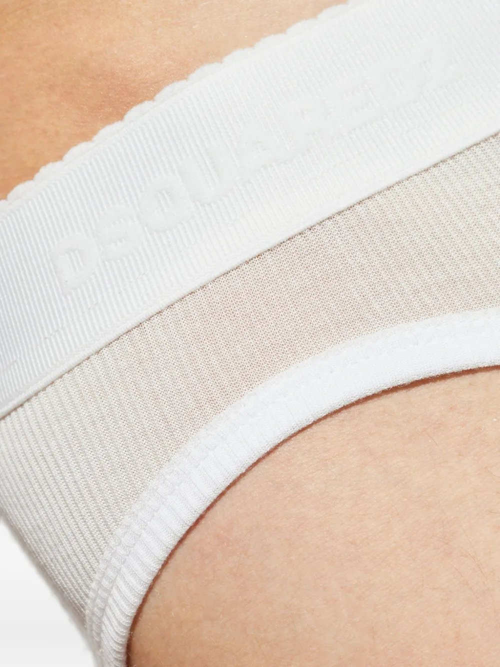 DSQUARED2 Slip met logoband Wit