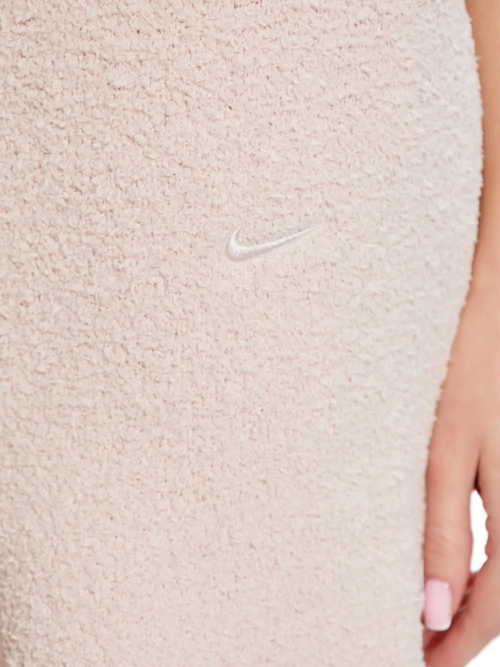 Nike Phoenix Bouclé Track Pants In Pink