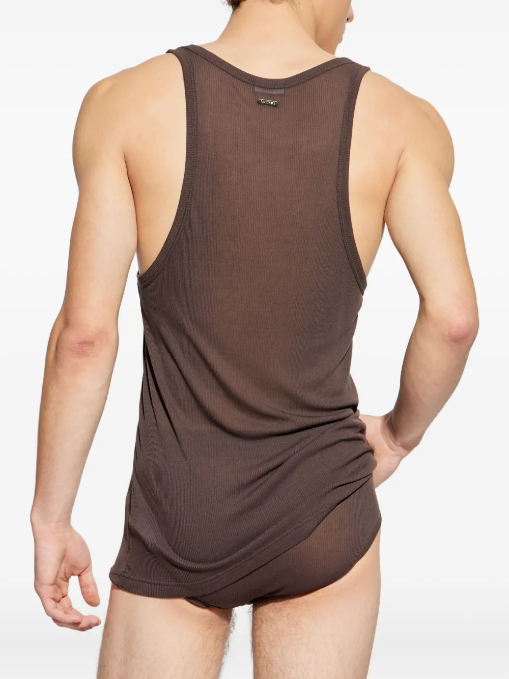 DSQUARED2 Geribbelde tanktop Bruin