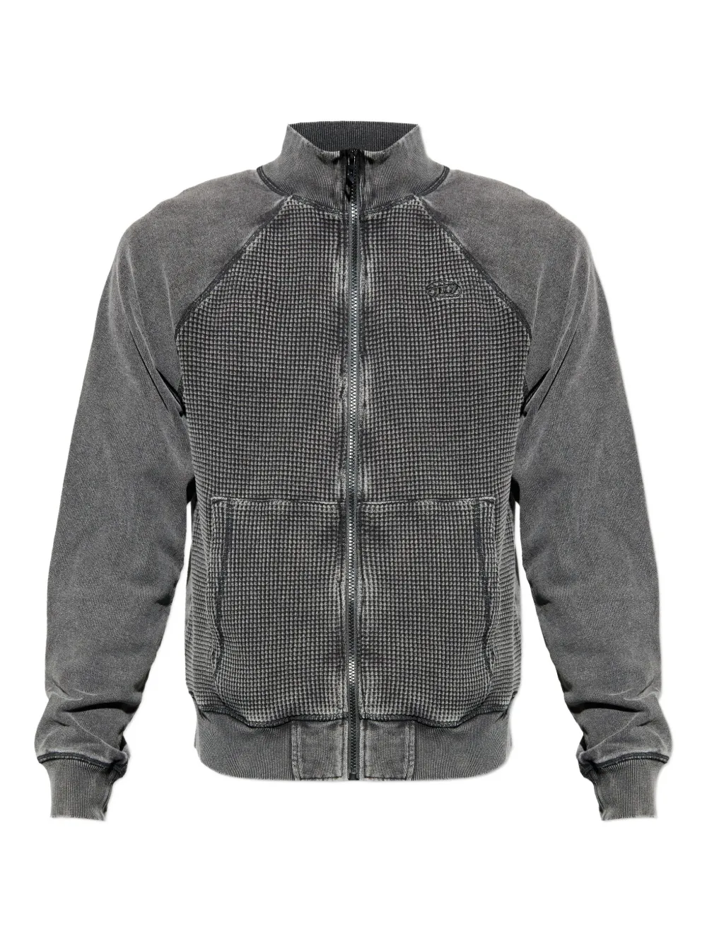 Diesel S-Wafy-Zip-Rag sweatshirt | Grey | Image 1