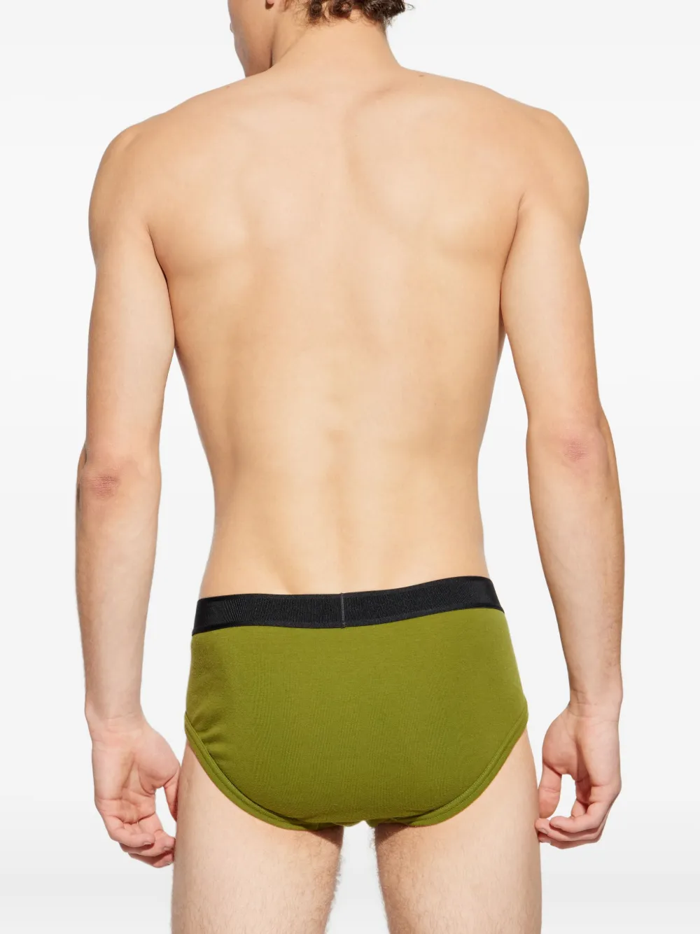 TOM FORD Slip met logoband Groen