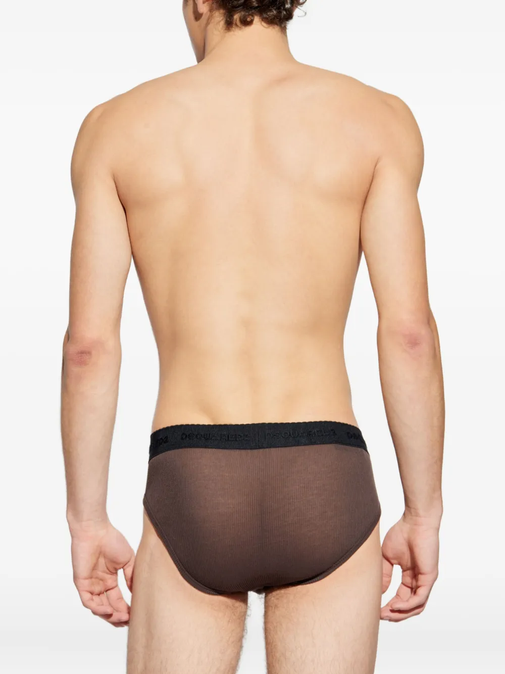 DSQUARED2 Slip met logoband Bruin