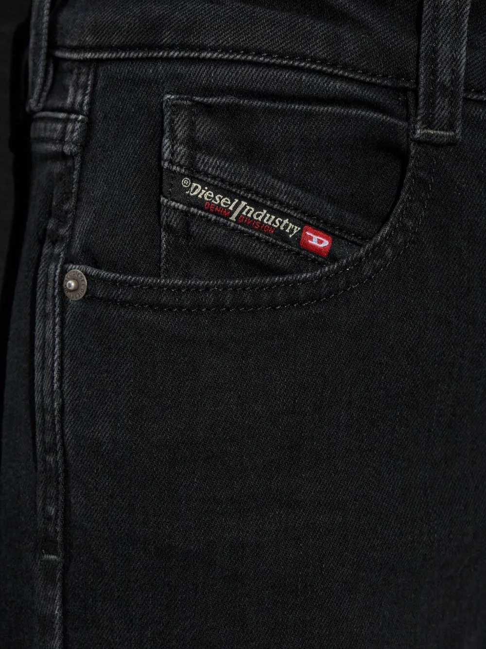 Diesel Women Black Flare Jeans 1970 D-bleess 09m69 In Black