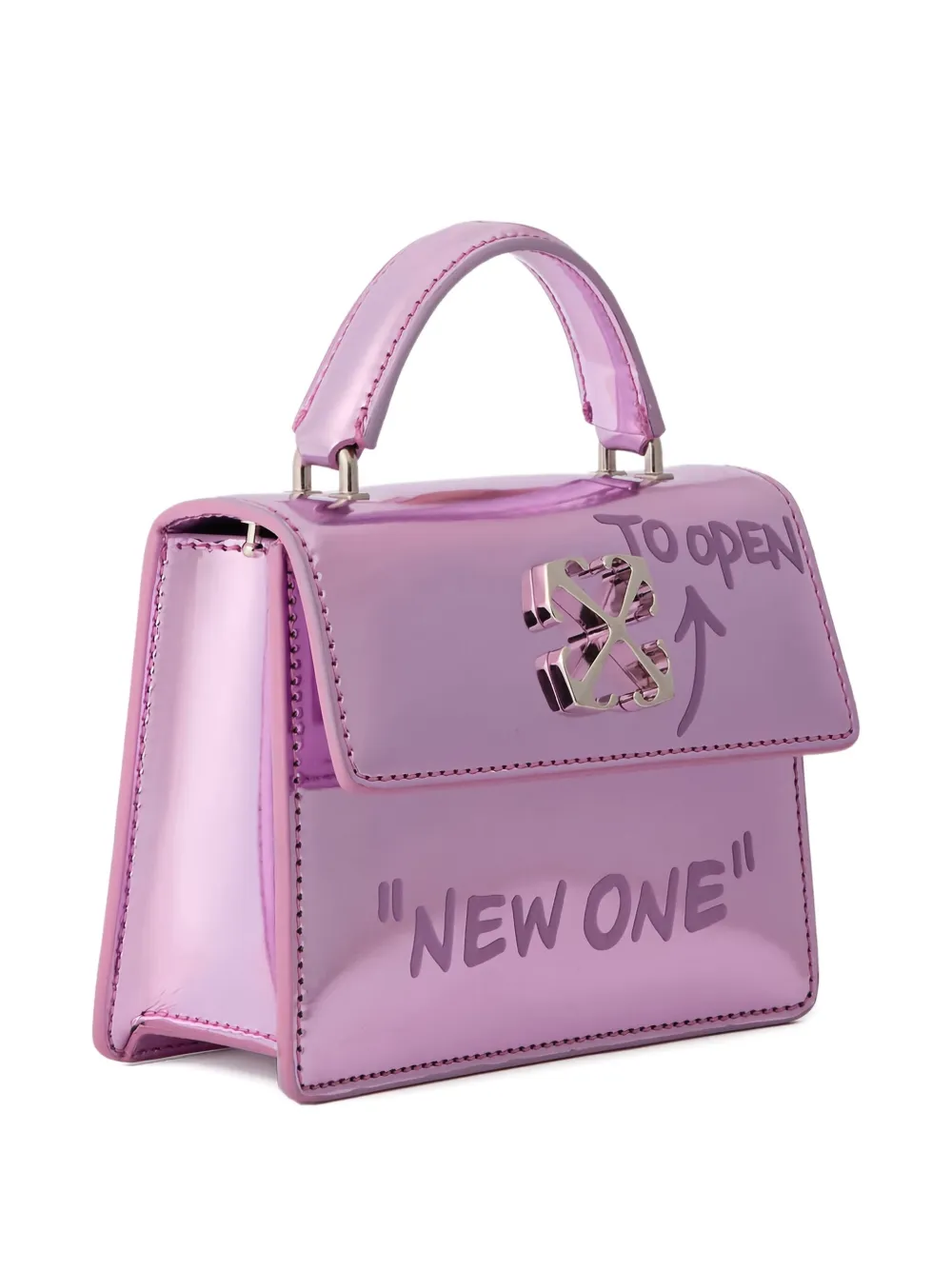 Off-White Baby Jitney Quote shopper Roze