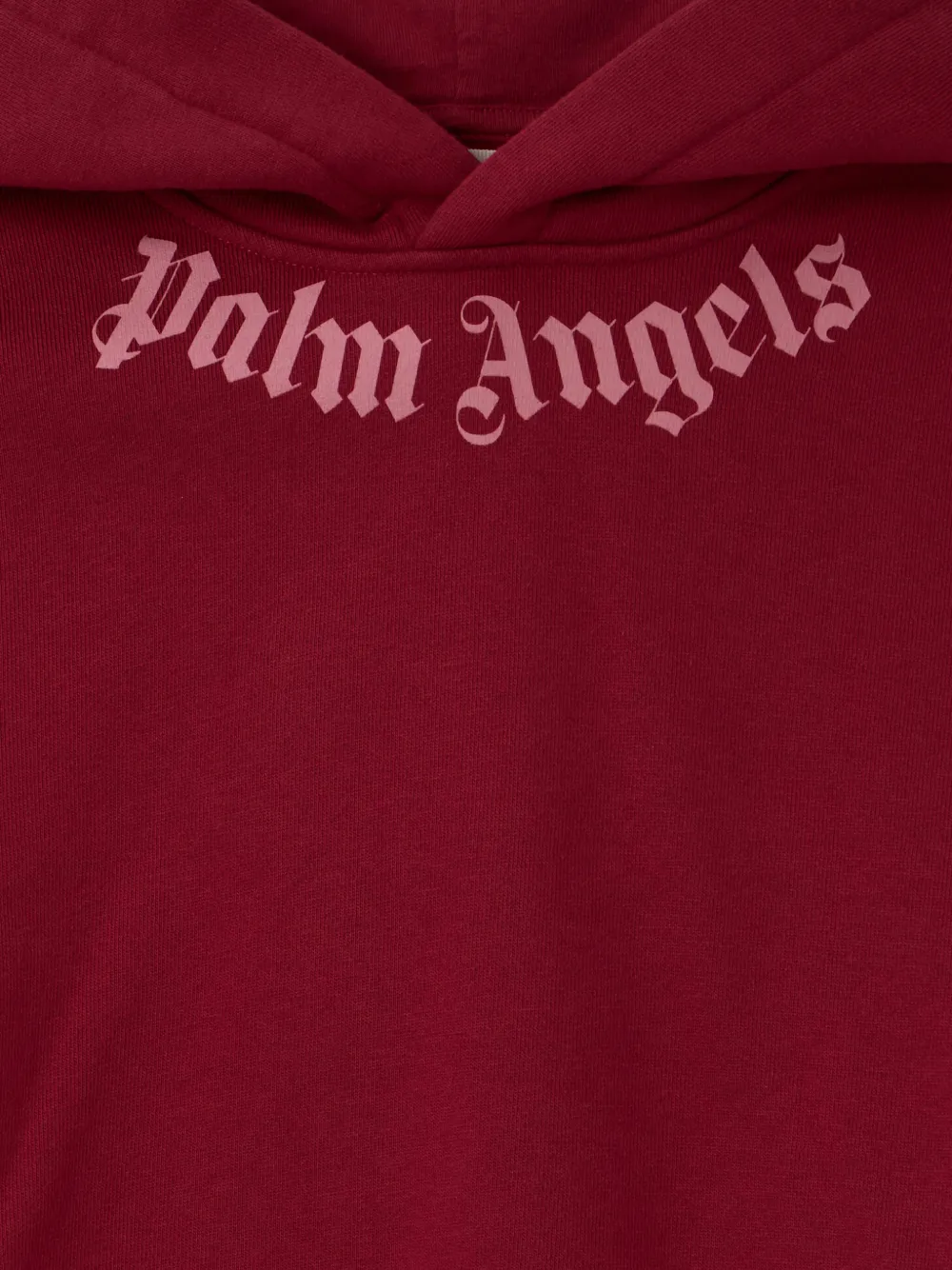 Palm Angels Kids Hoodie met logoprint Rood