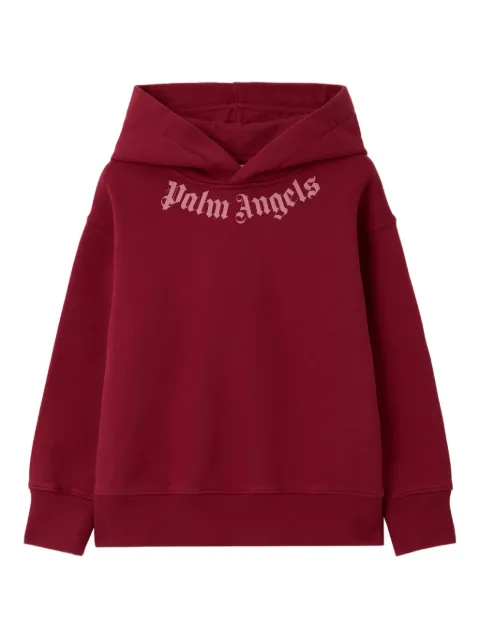 Palm Angels Kids logo-print hoodie