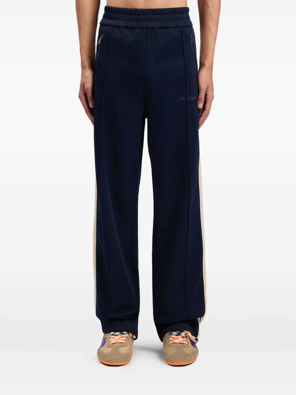 Palm Angels Trainingsbroek met logo Blauw