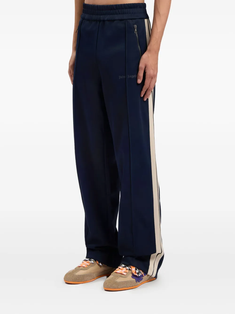 Palm Angels Trainingsbroek met logo Blauw