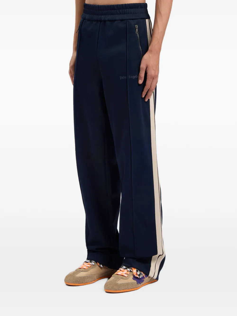Palm Angels Trainingsbroek met logo Blauw