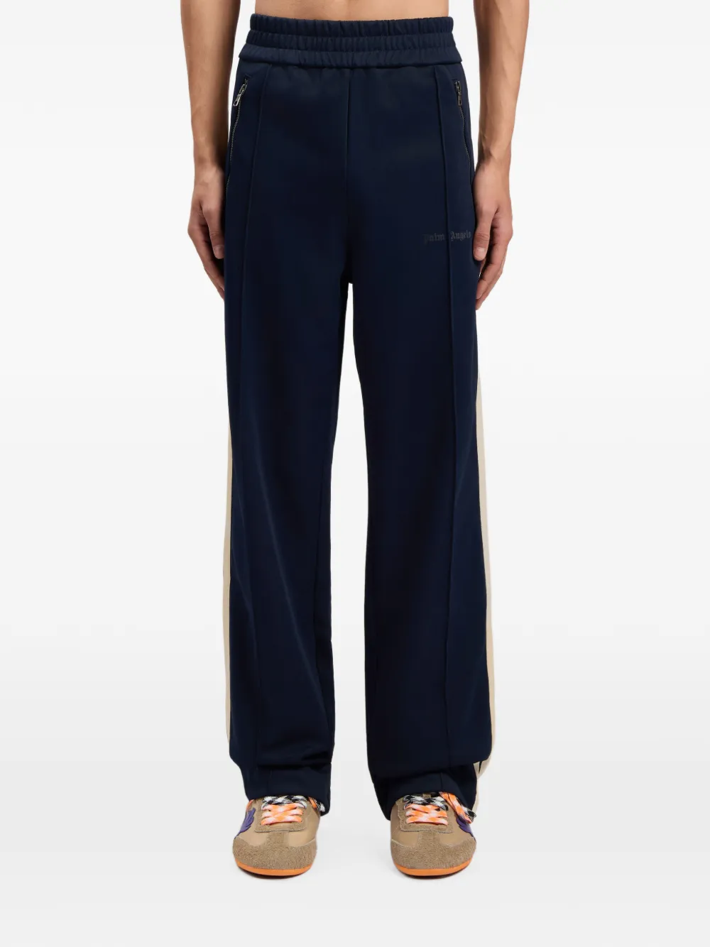 Palm Angels Trainingsbroek met logo Blauw