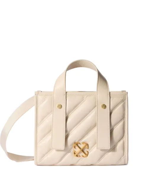 Off-White Borsa tote in pelle trapuntata