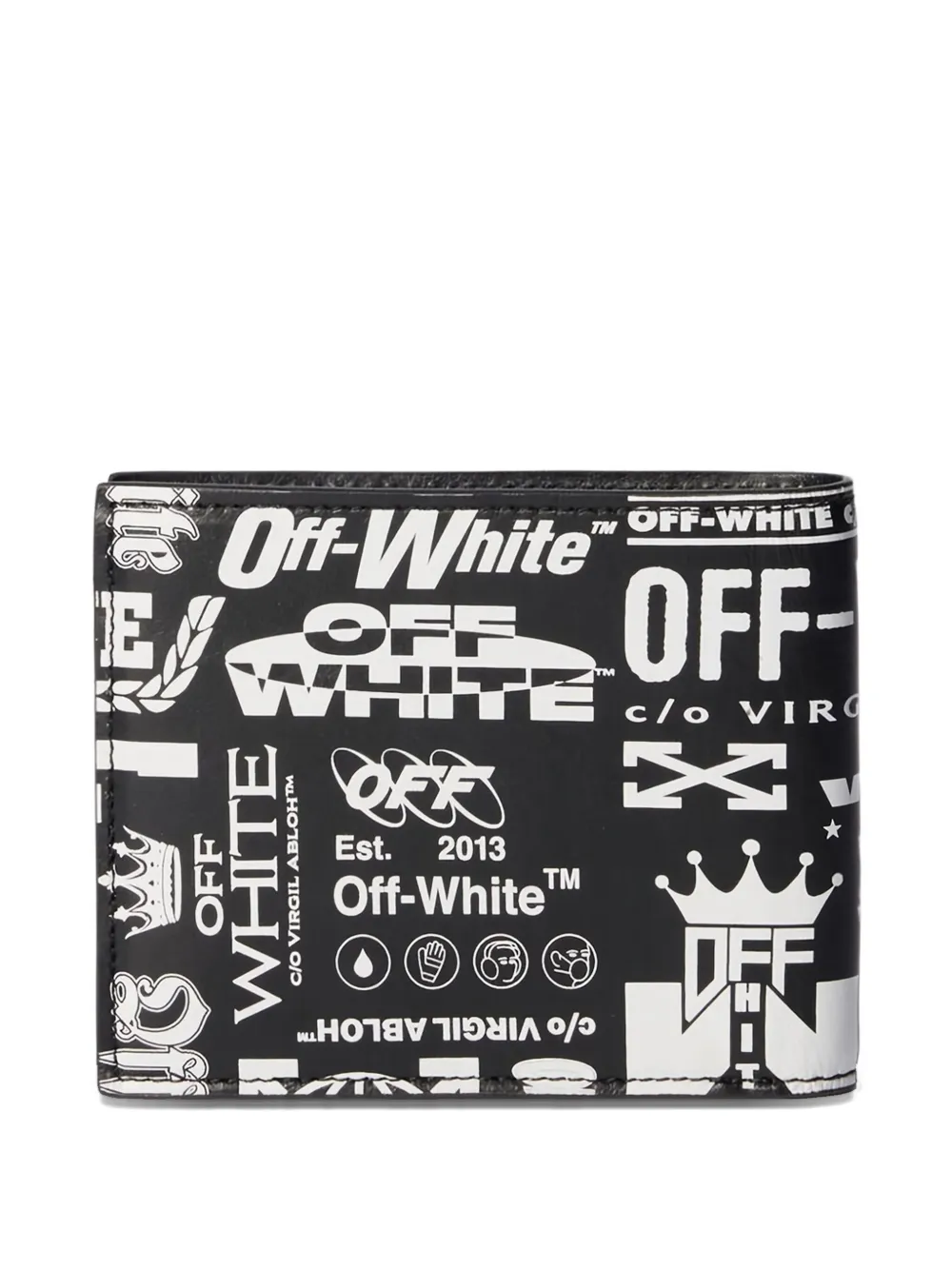Off-white Heritage Multilogo Bifold Wallet In Multi