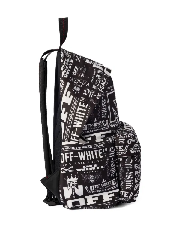 Off-White Heritage Multilogo Backpack | Black | FARFETCH