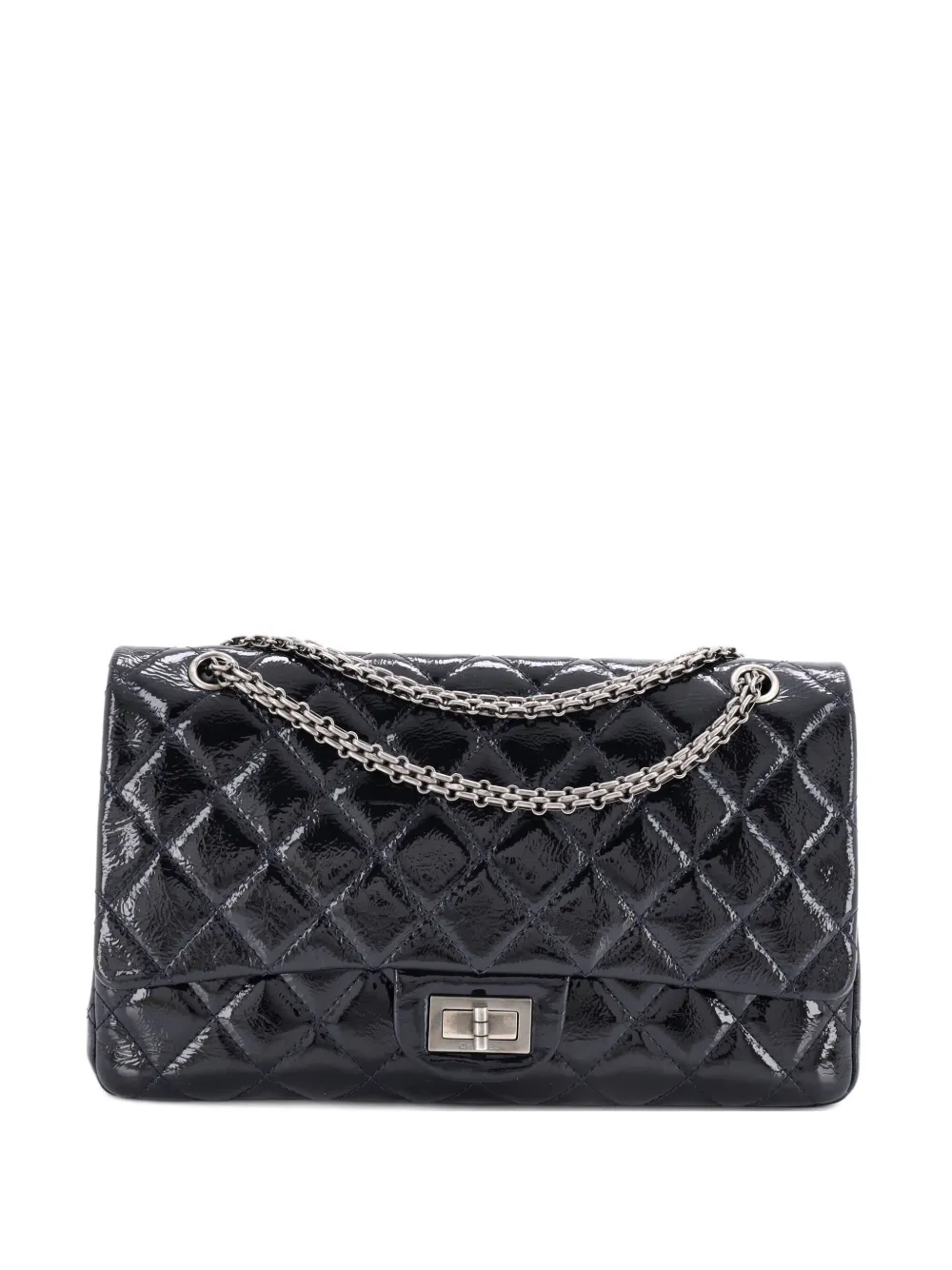 Pre-owned Chanel Reissue 2.55 Flap Bag Quilted Glazed Calfskin 227 Shoulder Bag