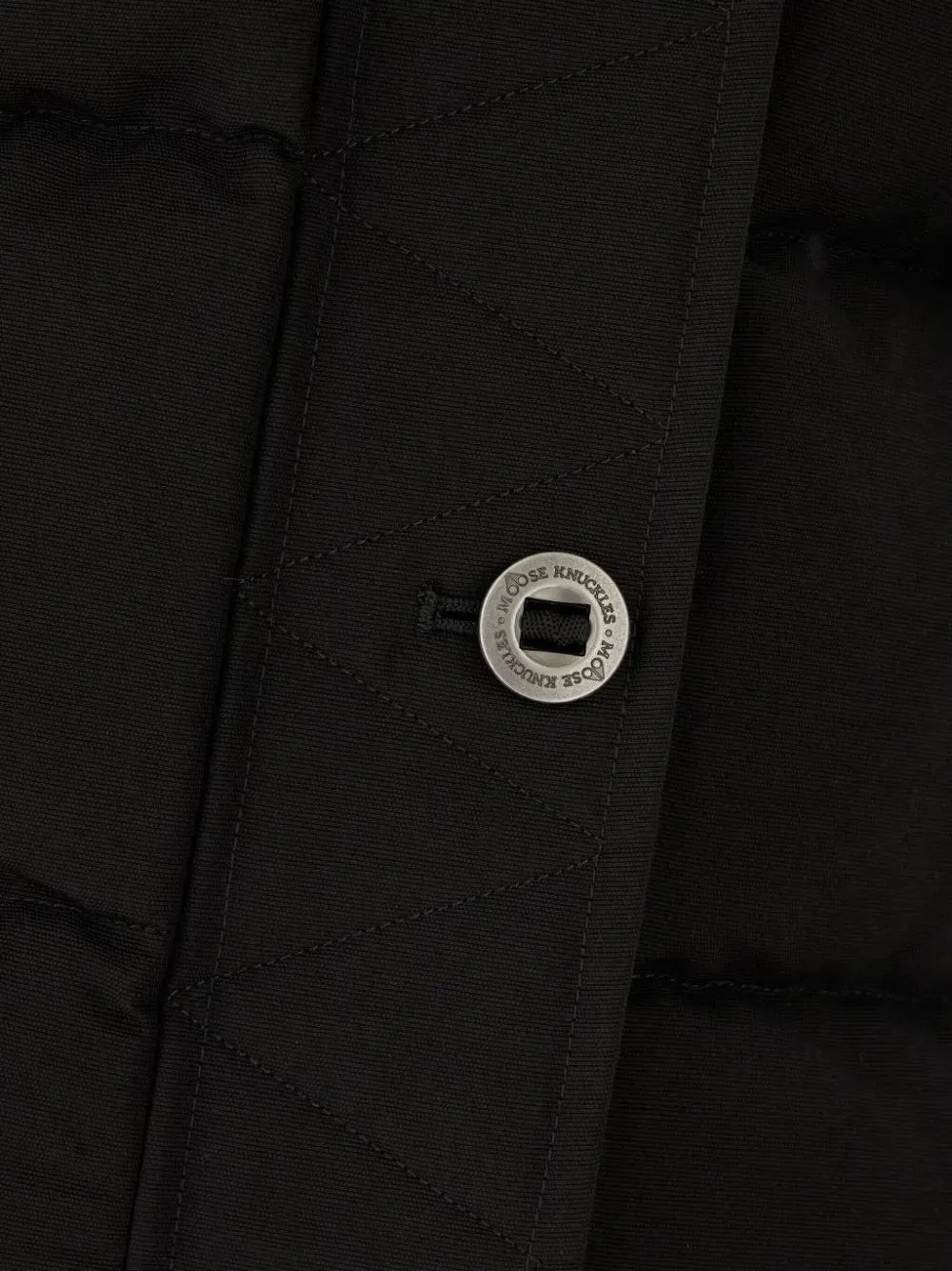 Moose Knuckles 3q Padded Jacket In Black