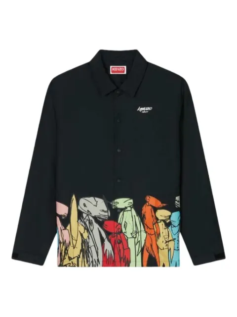 Kenzo x Futura 2000 side-pocket overshirt