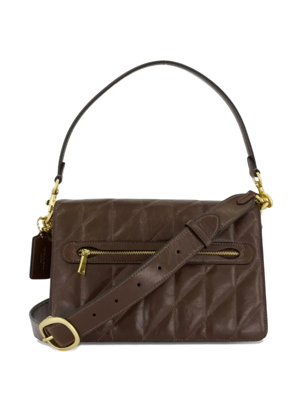 Coach Tabby schoudertas met ketting - Bruin