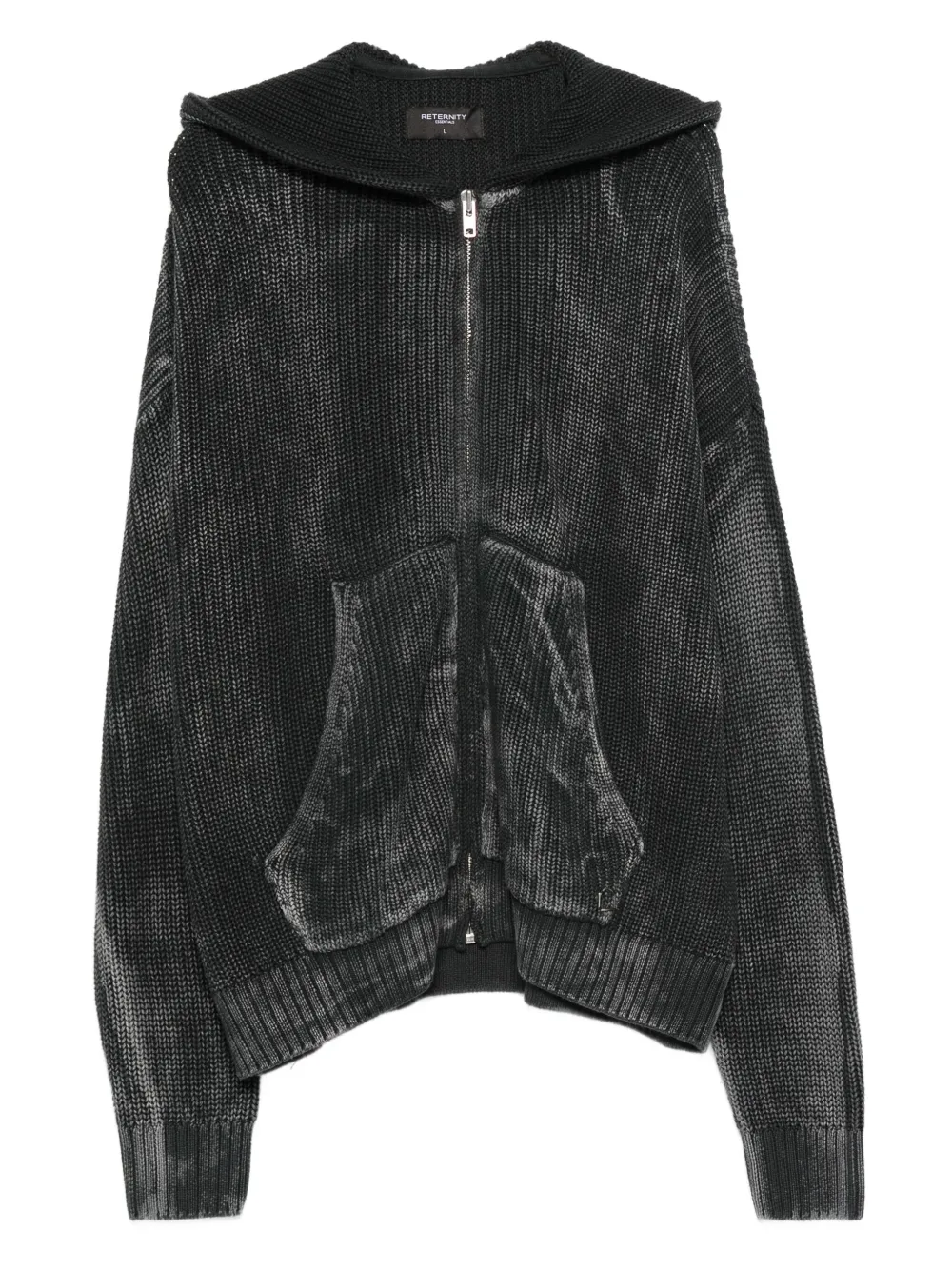 RETERNITY Moletom de capuz com zíper | Preto | Image 1