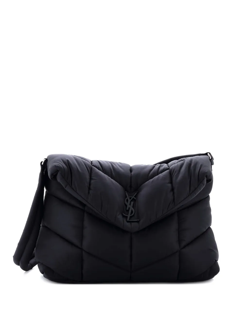 Saint Laurent Pre-Owned Loulou Puffer Messenger Bag Quilted Econyl Saint Laurent Pre-Owned Loulou Puffer Messenger Bag Quilted Econyl
