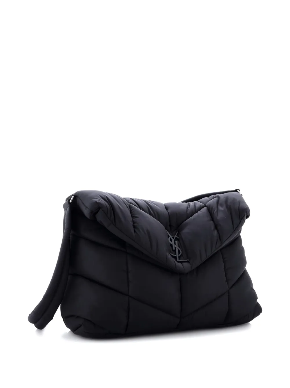Loulou Puffer Messenger Bag Quilted Econyl Shoulder Bag