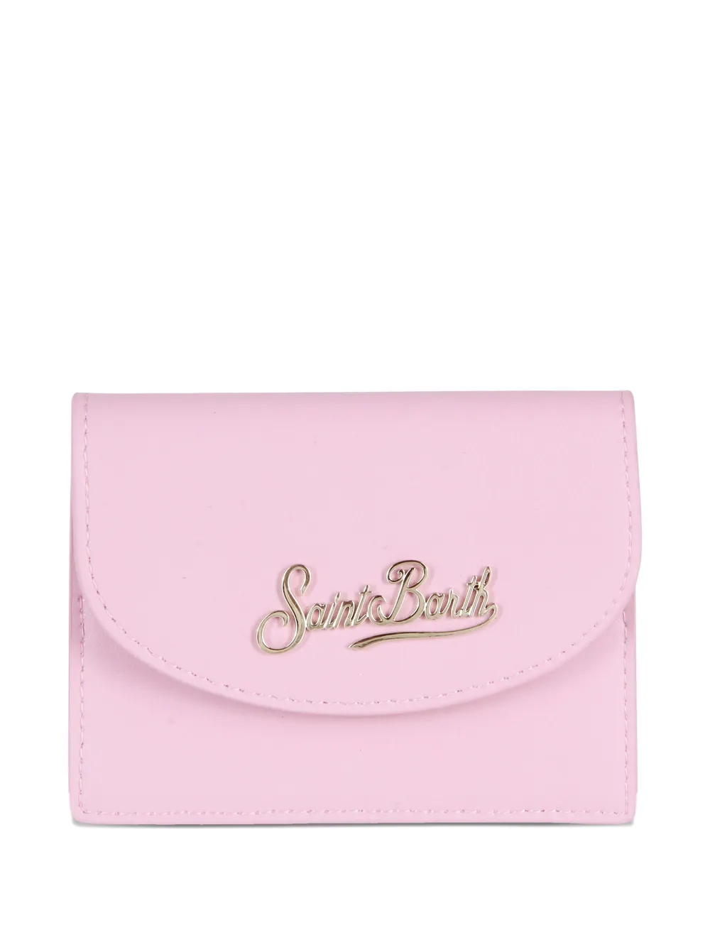Mc2 Saint Barth Logo-detail Card Holder In Pink