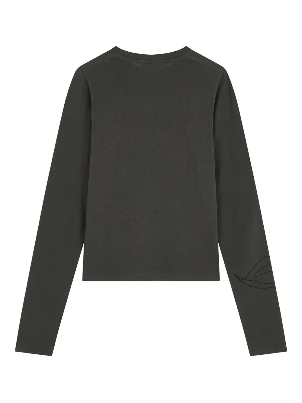 Open Yy Crew Necl T-shirt In Gray