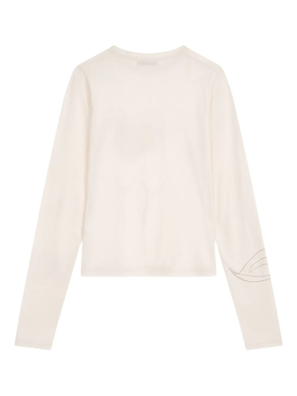 Open Yy Crew Neck T-shirt In Neutral