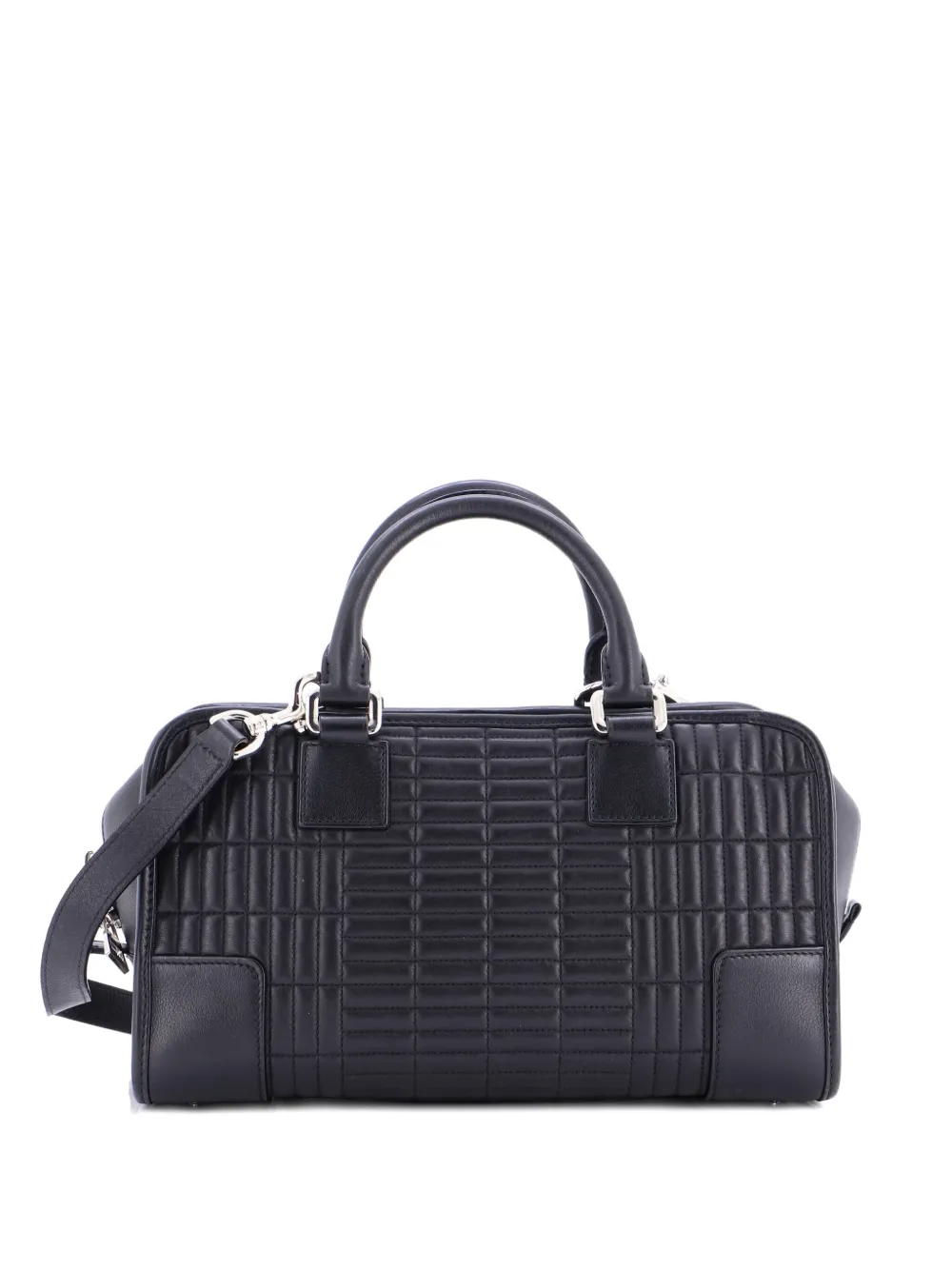 Loewe Pre-Owned Amazona Bag Quilted Leather 28 satchel - ブラック