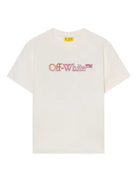 Off-White Kids watercolor-logo T-shirt