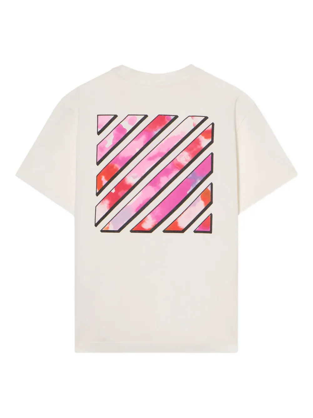 Off-white Watercolor-logo T-shirt In White