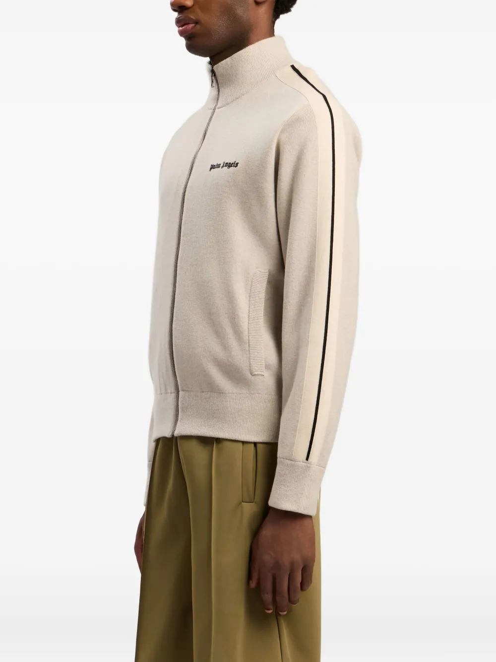 Palm Angels Klassiek trainingsjack Beige