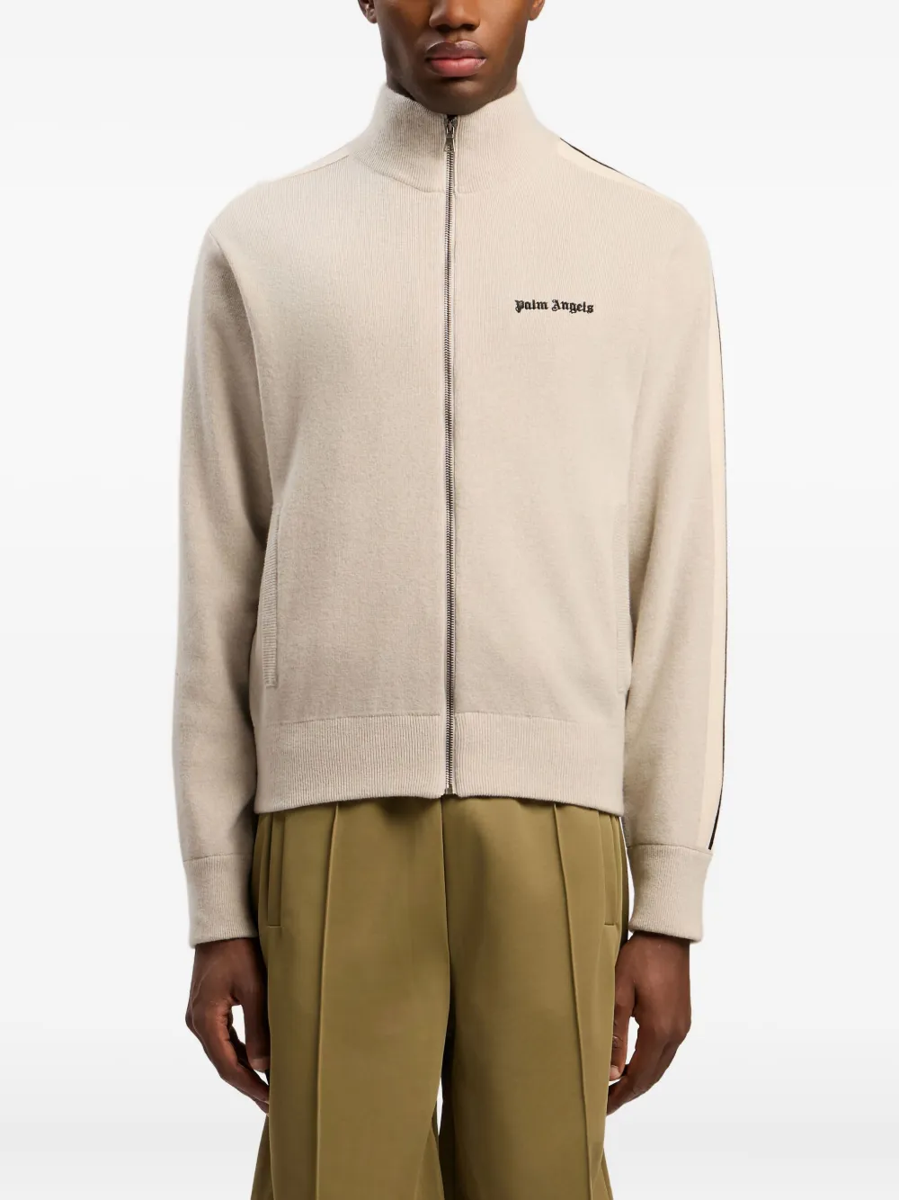 Palm Angels Klassiek trainingsjack Beige