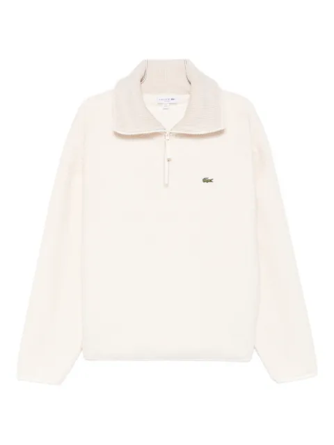 Lacoste zip collar sweater