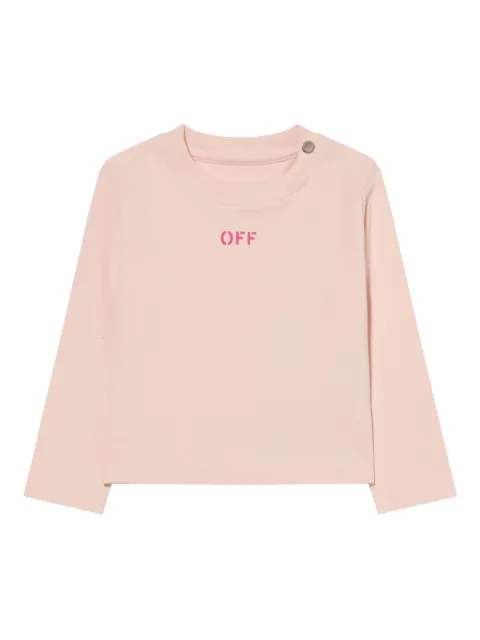 Off-White Kids logo-stamp T-shirt