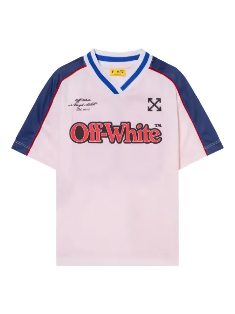 Off-White Kids playera Soccer Track