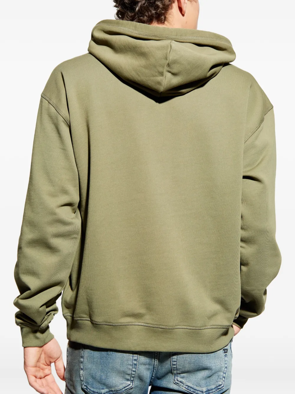 Diesel S-Norm hoodie met logoplakkaat Groen