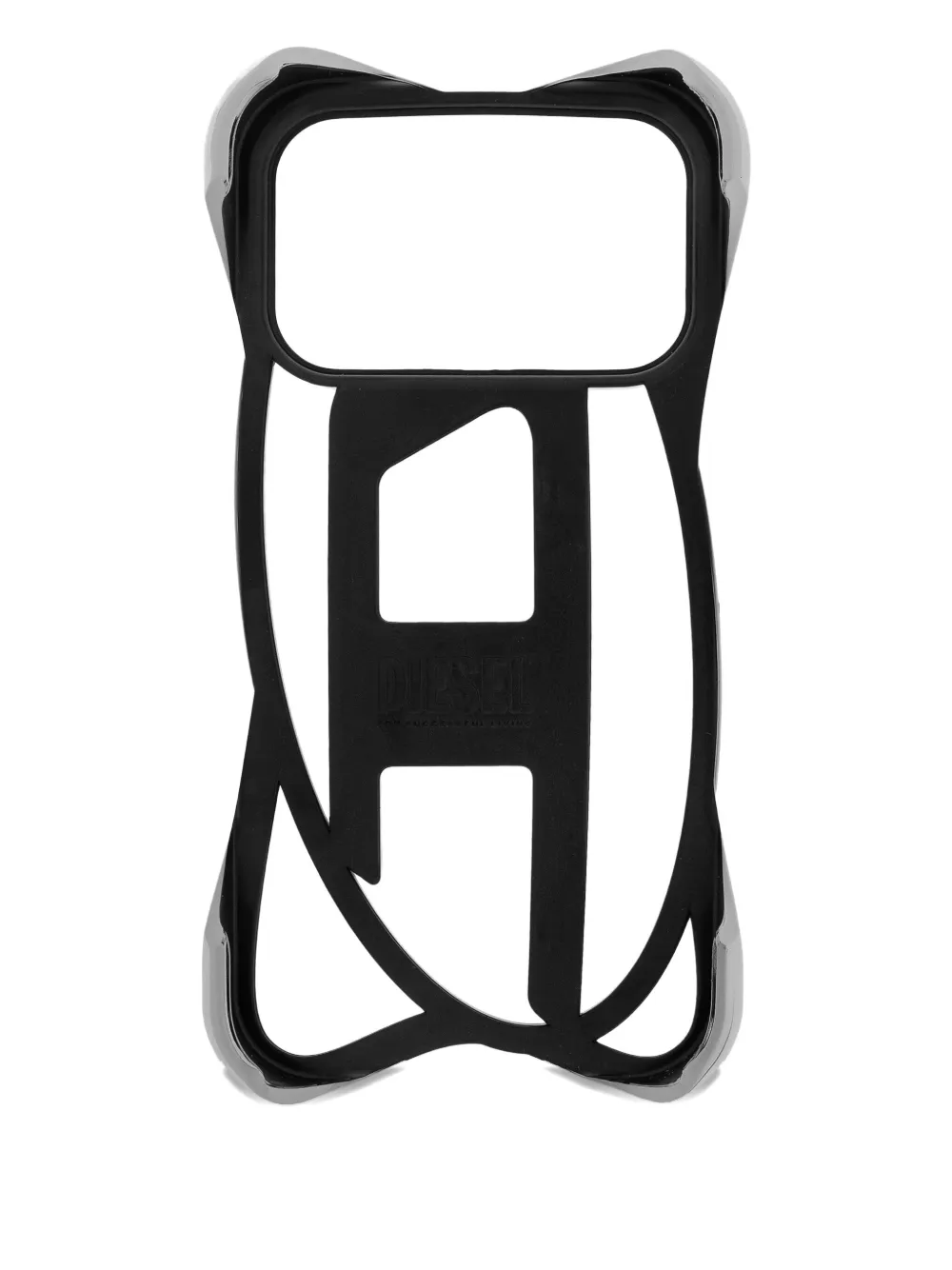 Diesel cut-out iPhone 17 Pro case | Silver | Image 1