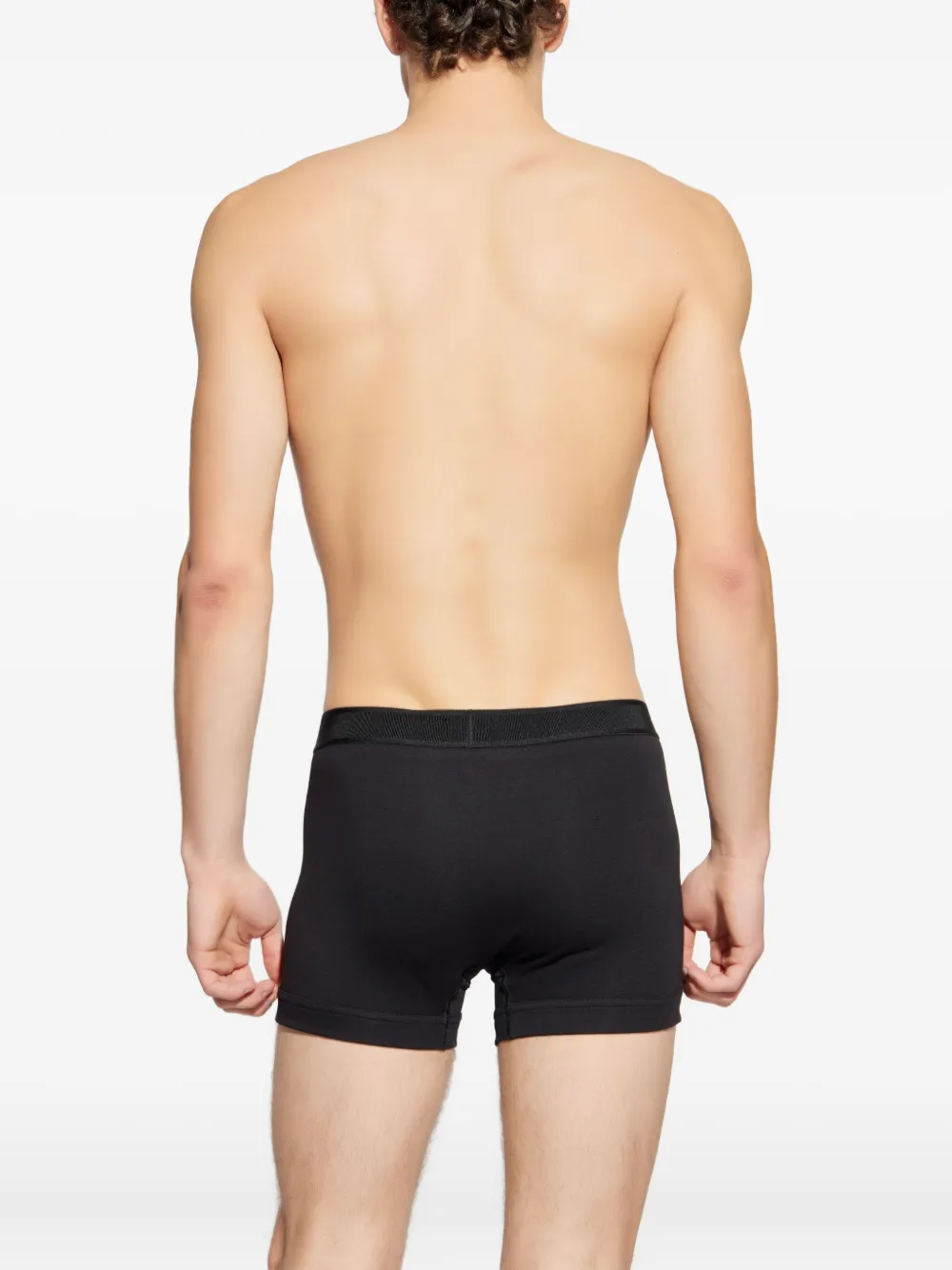 TOM FORD Twee boxershorts met logoband Zwart