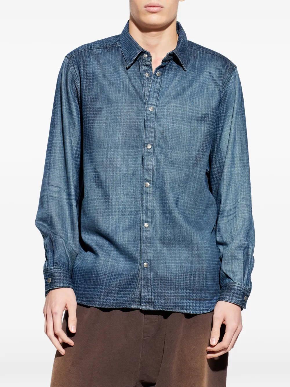 Diesel D-Simply-S13 overhemd met lange mouwen Blauw