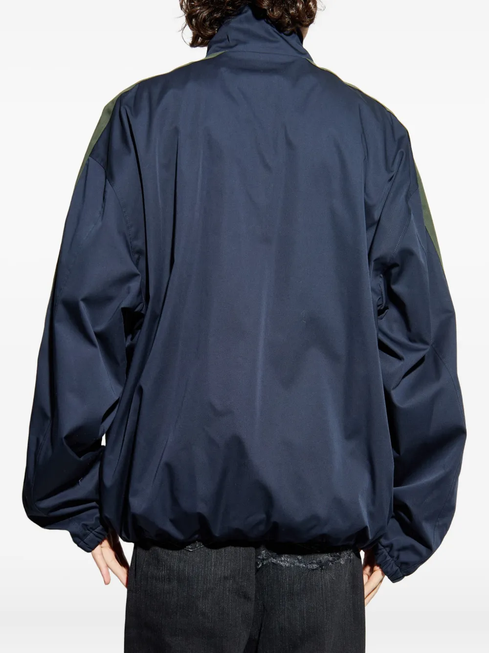 Balenciaga Bomberjack met logopatch Blauw