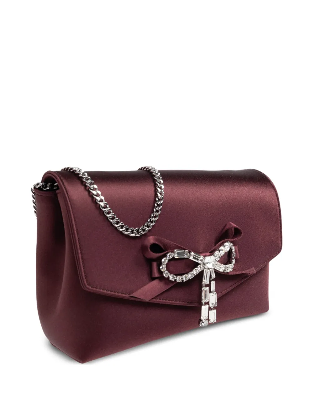 Jimmy Choo Mini-schoudertas met strikdetail Rood