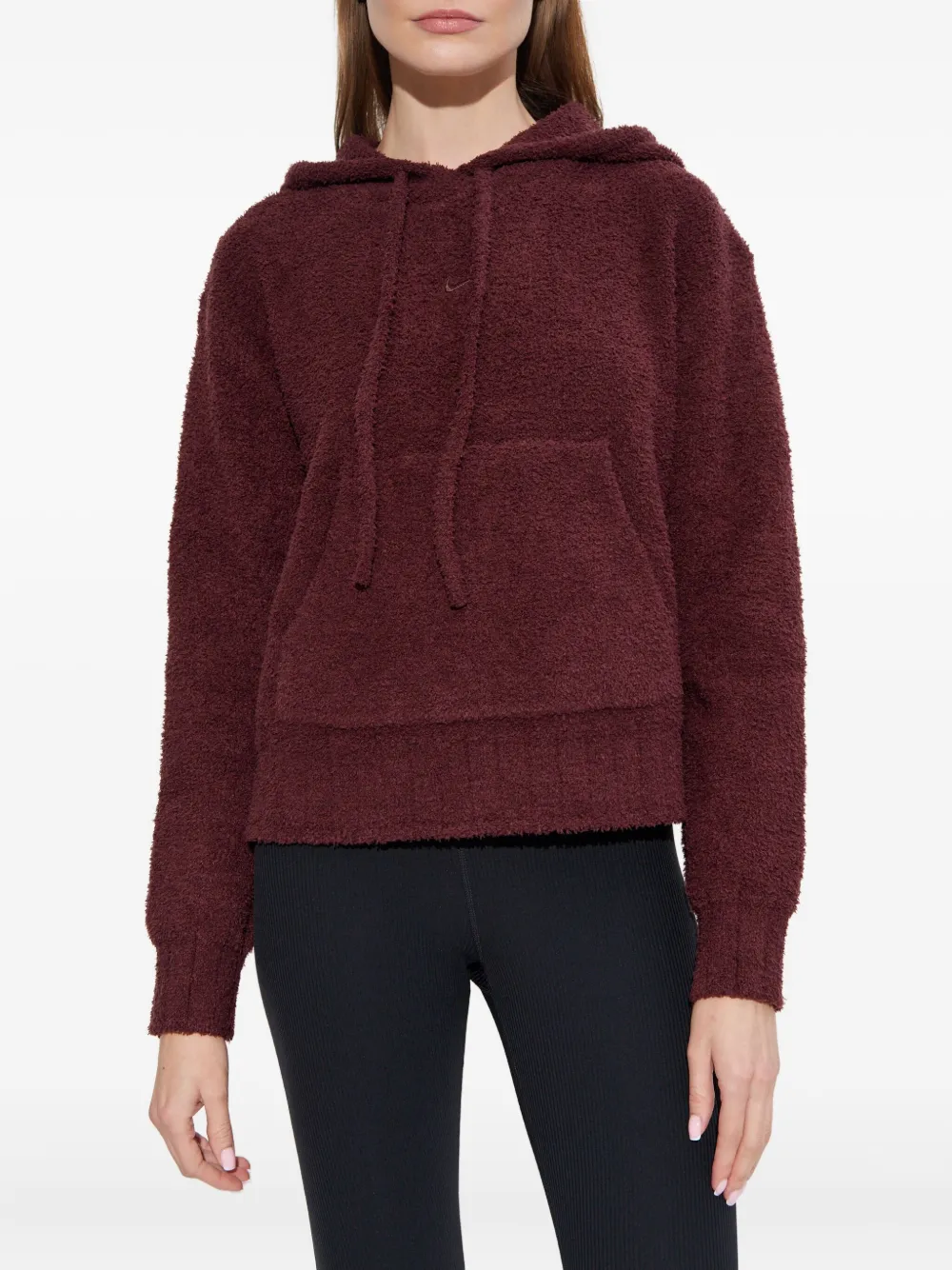 Nike Phoenix bouclé hoodie Rood