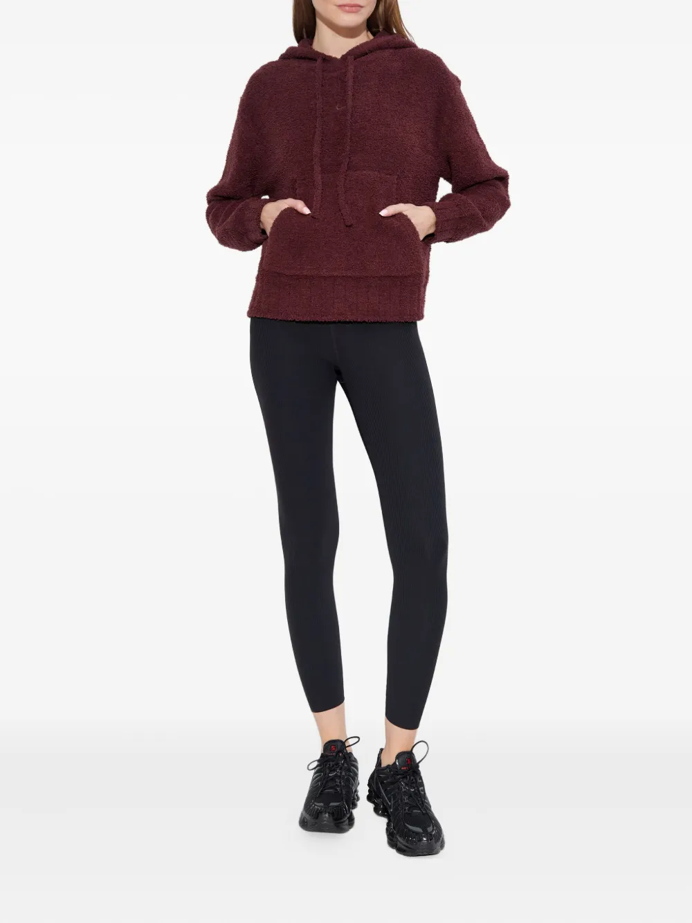 Nike Phoenix bouclé hoodie - Rood
