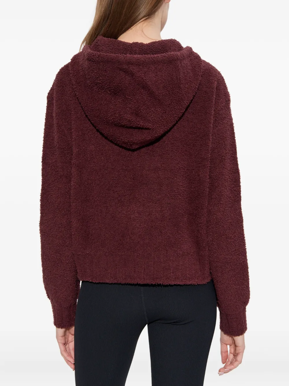 Nike Phoenix bouclé hoodie Rood