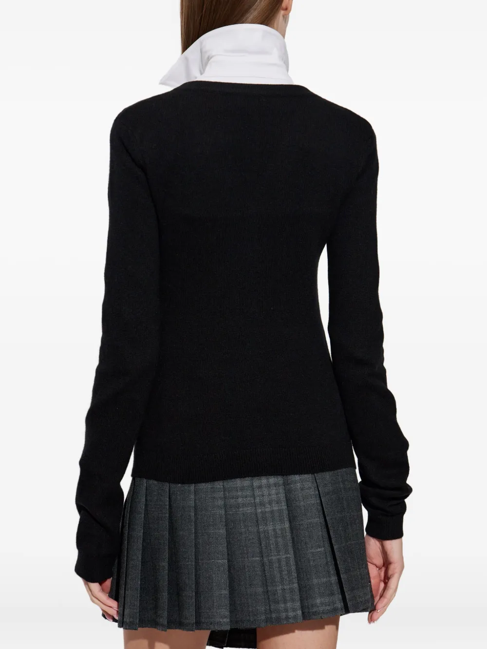 Balenciaga Vest met V-hals Zwart