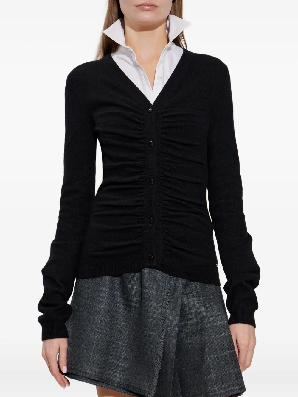 Balenciaga Vest met V-hals Zwart