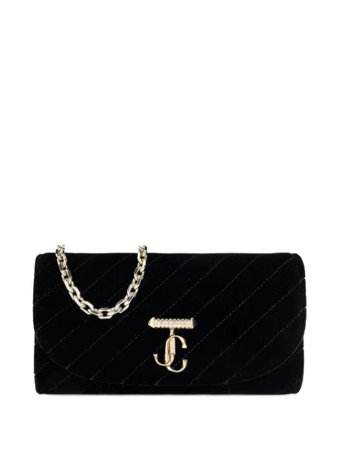 Jimmy Choo logo-detail clutch bag